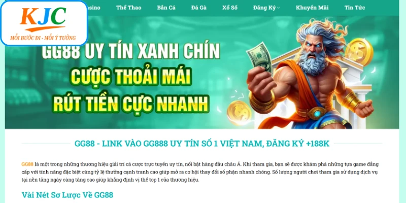 Khám phá danh mục game đa dạng tại GG88